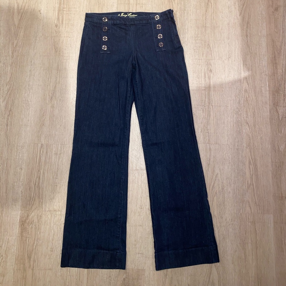 Juicy Couture Bell Bottom 🔔 Dark Washed Jeans